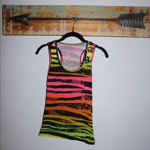 Fun Vibrant Patterned tank top